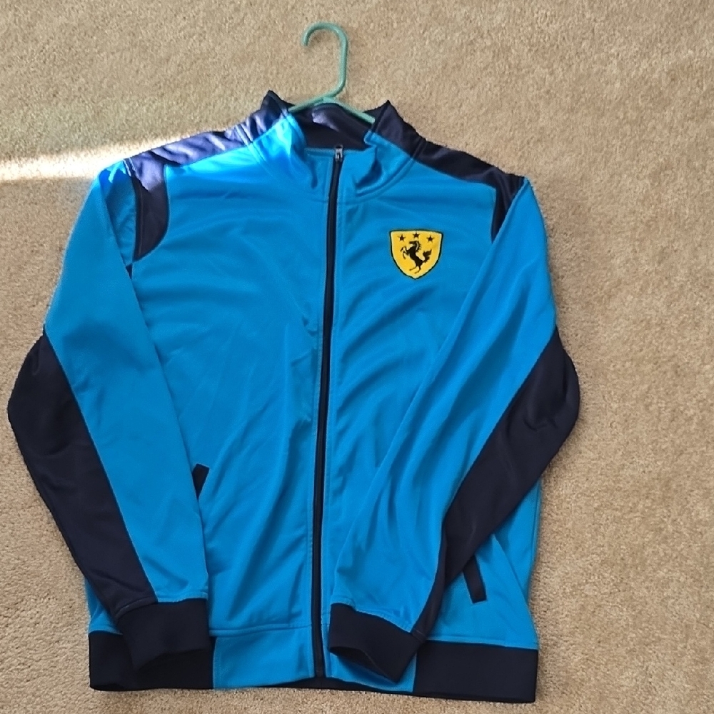 Franky Max Mens Size L Blue and Black Jacket